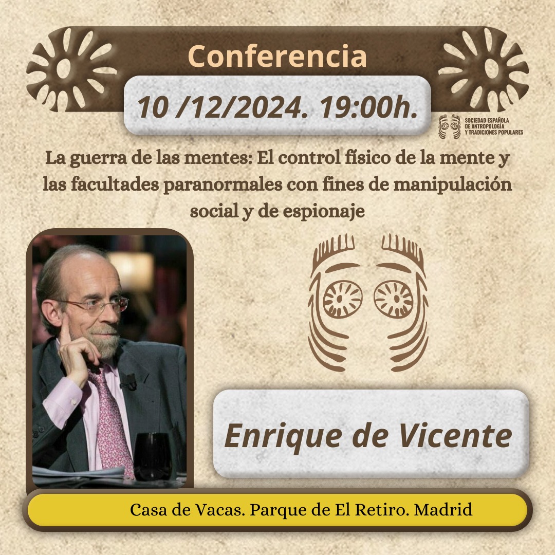 Conferencia. Enrique de Vicente | La guerra de las mentes